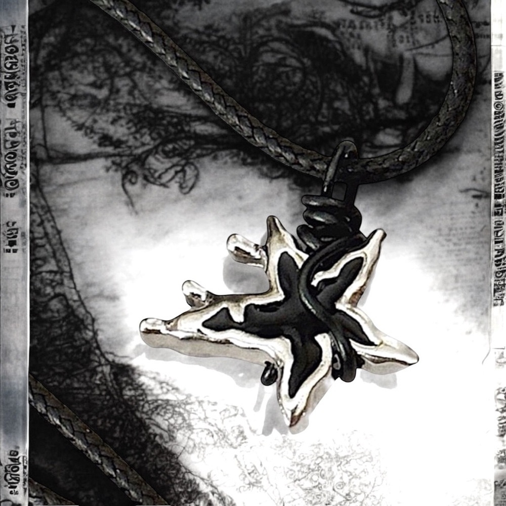 5 For $25💫Wiccan Gothic Wicked Melting Celestial Cosmic Star Pendant Neckl…